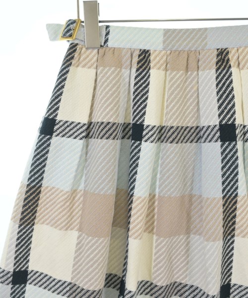 BLUE LABEL CRESTBRIDGE（ブルーレーベルクレストブリッジ）ひざ丈スカート ベージュ サイズ:38(M位) レディース/2200702170119
