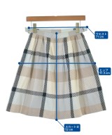 BLUE LABEL CRESTBRIDGE（ブルーレーベルクレストブリッジ）ひざ丈スカート ベージュ サイズ:38(M位) レディース/2200702170119