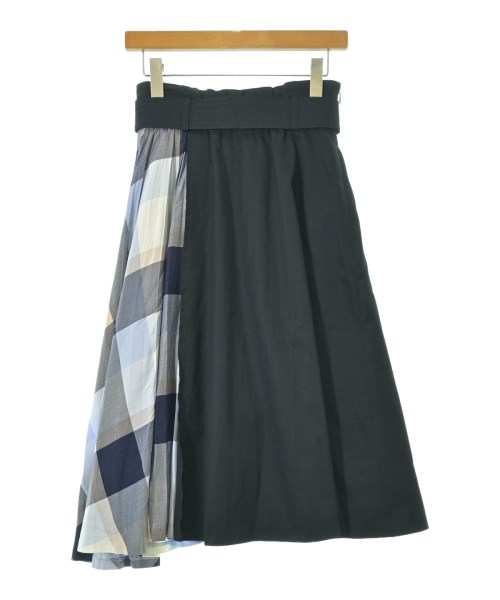 BLUE LABEL CRESTBRIDGE（ブルーレーベルクレストブリッジ）ロング・マキシ丈スカート 紺 サイズ:36(S位) レディース/2200704809055