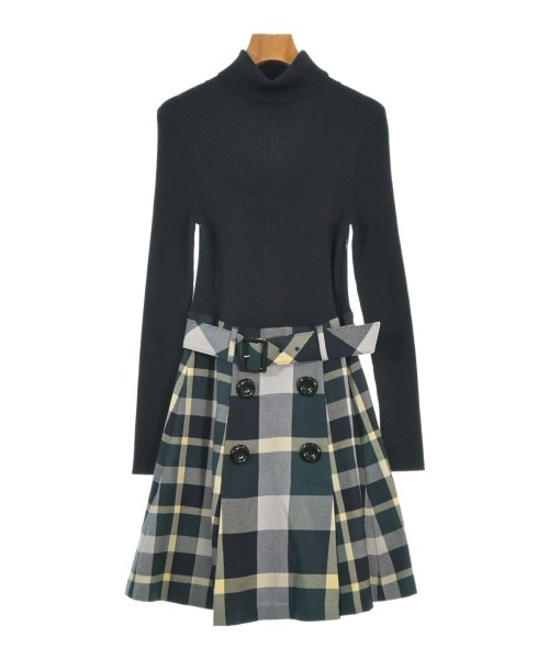 BLUE LABEL CRESTBRIDGE(ブルーレーベルクレストブリッジ)ワンピース 黒 サイズ:38(M位)/2200662117032