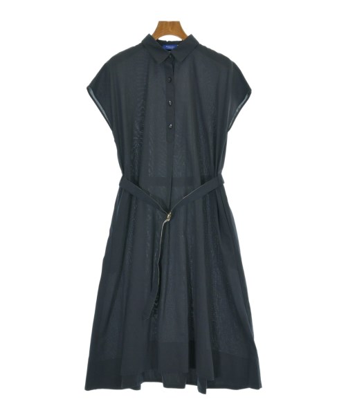 BLUE LABEL CRESTBRIDGE(ブルーレーベルクレストブリッジ)シャツワンピース 紺 サイズ:36(S位)/2200666923042