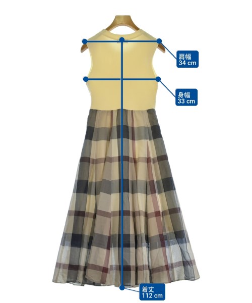 BLUE LABEL CRESTBRIDGE（ブルーレーベルクレストブリッジ）ワンピース 白 サイズ:36(S位) レディース/2200689374012