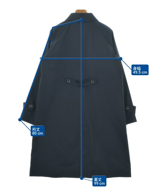 BLUE LABEL CRESTBRIDGE（ブルーレーベルクレストブリッジ）ステンカラーコート 紺 サイズ:38(M位) レディース/2200721185033