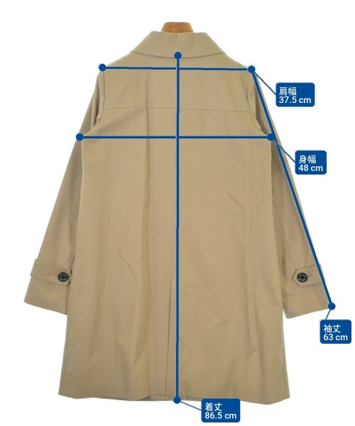 BLUE LABEL CRESTBRIDGE（ブルーレーベルクレストブリッジ）ステンカラーコート ベージュ サイズ:40(M位) レディース/2200721185040