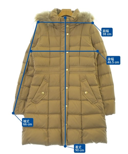 BLUE LABEL CRESTBRIDGE（ブルーレーベルクレストブリッジ）ダウンコート ベージュ サイズ:40(M位) レディース/2200721185057