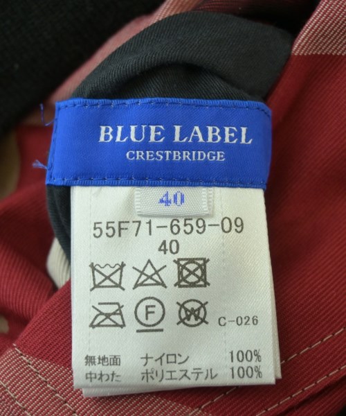 BLUE LABEL CRESTBRIDGE（ブルーレーベルクレストブリッジ）ミリタリーブルゾン 黒 サイズ:40(M位) レディース/2200721185071