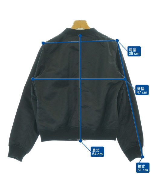 BLUE LABEL CRESTBRIDGE（ブルーレーベルクレストブリッジ）ミリタリーブルゾン 黒 サイズ:40(M位) レディース/2200721185071