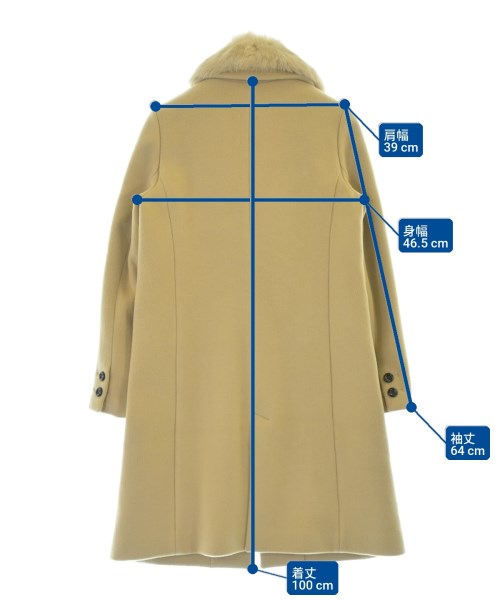 BLUE LABEL CRESTBRIDGE（ブルーレーベルクレストブリッジ）チェスターコート ベージュ サイズ:40(M位) レディース/2200721185088