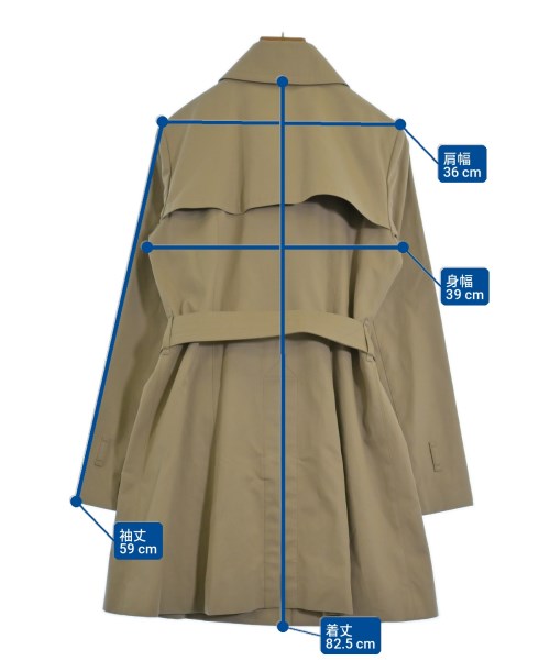 BURBERRY BLUE LABEL（バーバリーブルーレーベル）トレンチコート ベージュ サイズ:40(M位) レディース/2200721185101