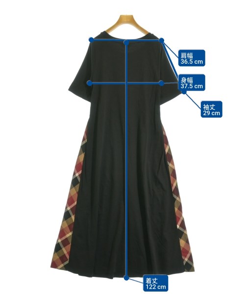 BLUE LABEL CRESTBRIDGE（ブルーレーベルクレストブリッジ）ワンピース 黒 サイズ:38(M位) レディース/2200721185316