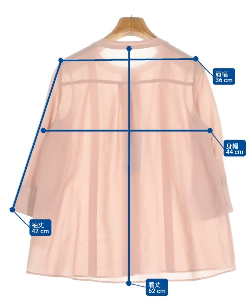 BLUE LABEL CRESTBRIDGE（ブルーレーベルクレストブリッジ）カジュアルシャツ ピンク サイズ:36(S位) レディース/2200722138090