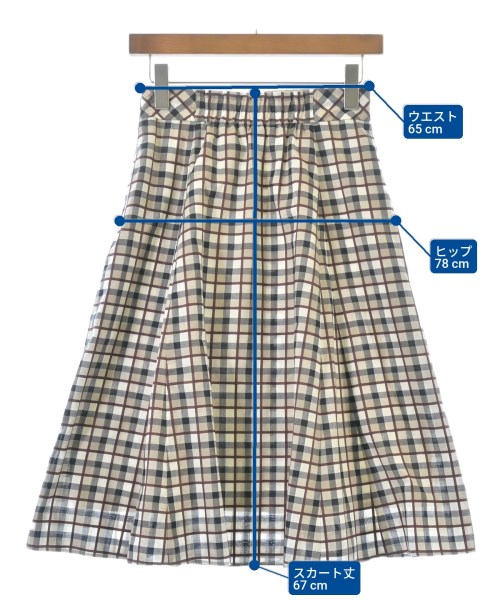 BLUE LABEL CRESTBRIDGE（ブルーレーベルクレストブリッジ）ロング・マキシ丈スカート ベージュ サイズ:36(S位) レディース/2200682674416