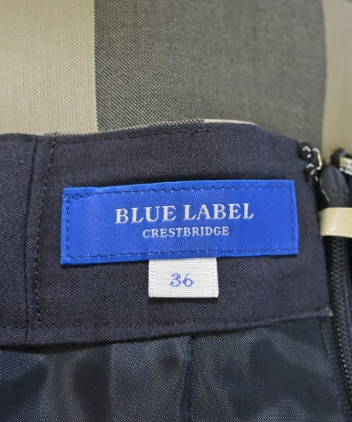 BLUE LABEL CRESTBRIDGE（ブルーレーベルクレストブリッジ）ひざ丈スカート グレー サイズ:36(S位) レディース/2200685857045
