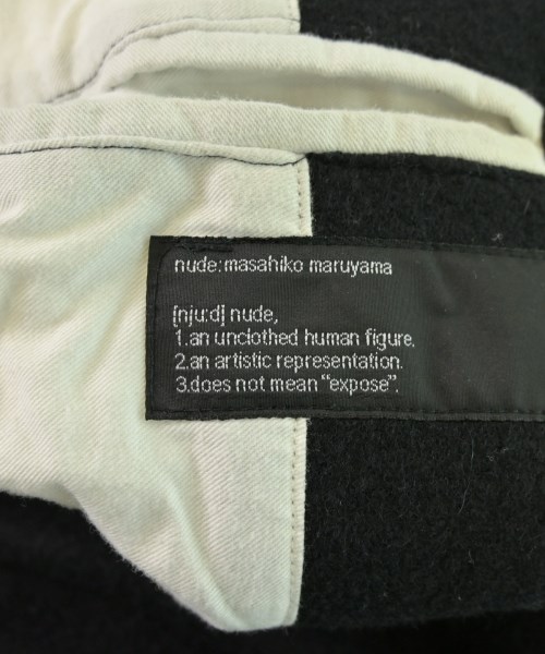 nude: masahiko maruyama（ヌードマサヒコマルヤマ）その他 黒 サイズ:00(XS位) メンズ/2200629837195