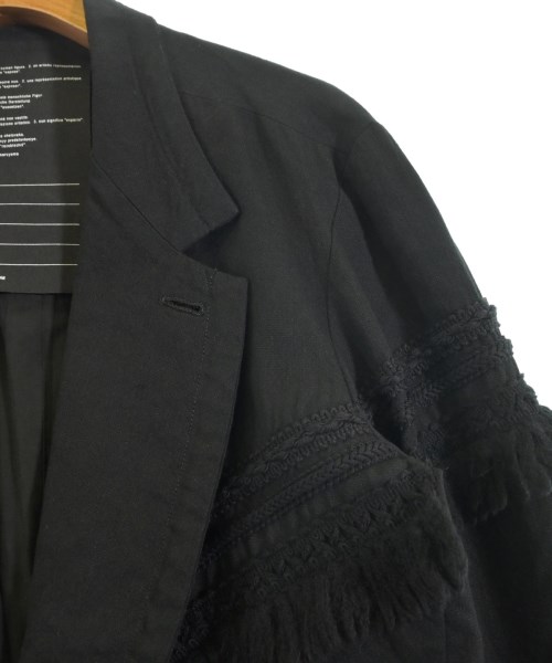 nude: masahiko maruyama（ヌードマサヒコマルヤマ）カジュアルジャケット 黒 サイズ:2(M位) メンズ/2200661837078