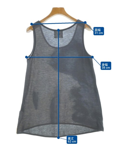 ear PAPILLONNER（イアパピヨネ）タンクトップ グレー サイズ:F レディース/2200674253117