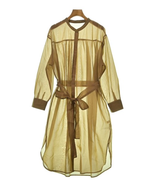 ear PAPILLONNER(イアパピヨネ)シャツワンピース 茶 サイズ:F/2200651170062