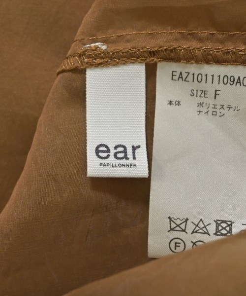 ear PAPILLONNER（イアパピヨネ）シャツワンピース 茶 サイズ:F レディース/2200651170062