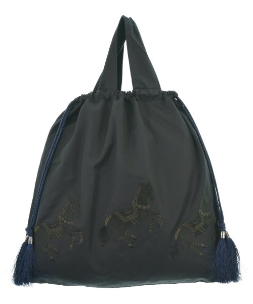 ear PAPILLONNER(イアパピヨネ)トートバッグ 紺 サイズ:-/2200645719154