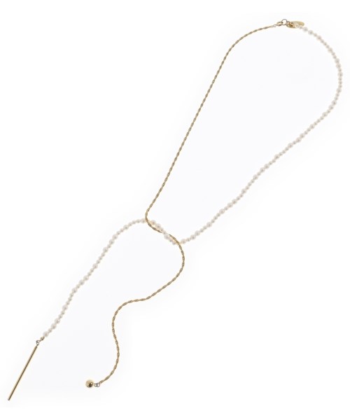 ear PAPILLONNER(イアパピヨネ)ネックレス 白 サイズ:-/2200670836062