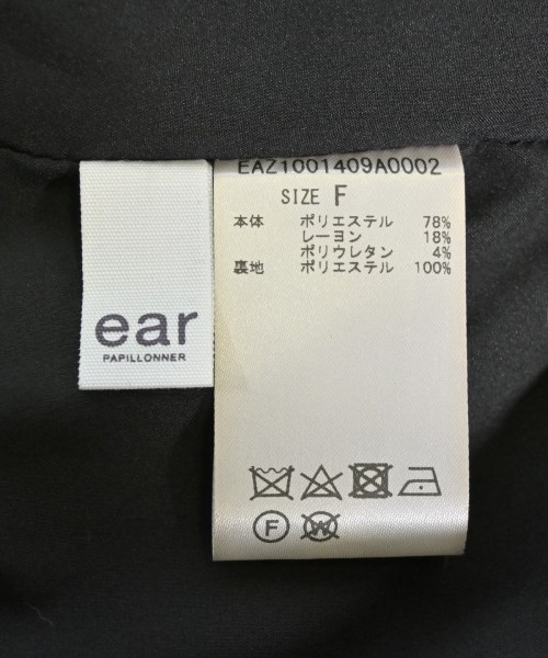 ear PAPILLONNER（イアパピヨネ）ワンピース 黒 サイズ:F レディース/2200688200015
