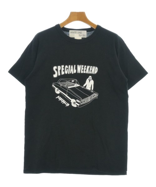 WHITE LINE for girl(ホワイトラインフォーガール)Tシャツ・カットソー 黒 サイズ:F/2200703345059