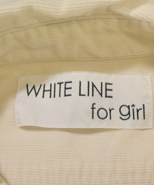 WHITE LINE for girl（ホワイトラインフォーガール）カジュアルシャツ ベージュ サイズ:F レディース/2200716423119