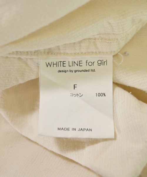 WHITE LINE for girl（ホワイトラインフォーガール）カジュアルシャツ ベージュ サイズ:F レディース/2200716423119