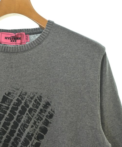 THEE HYSTERIC XXX（ジィ　ヒステリック　トリプルエックス）ニット・セーター グレー サイズ:S メンズ/2200623277089