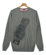 THEE HYSTERIC XXX（ジィ　ヒステリック　トリプルエックス）ニット・セーター グレー サイズ:S メンズ/2200623277089