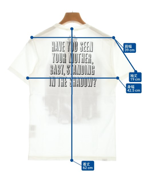 THEE HYSTERIC XXX（ジィ　ヒステリック　トリプルエックス）Tシャツ・カットソー 白 サイズ:S メンズ/2200628344090