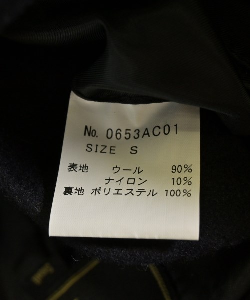 THEE HYSTERIC XXX（ジィ　ヒステリック　トリプルエックス）ピーコート 黒 サイズ:S メンズ/2200702202025
