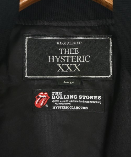 THEE HYSTERIC XXX（ジィ　ヒステリック　トリプルエックス）ブルゾン 黒 サイズ:L メンズ/2200705257022