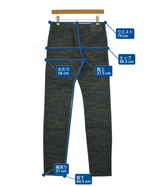 THEE HYSTERIC XXX（ジィ　ヒステリック　トリプルエックス）デニムパンツ その他（柄物・カラフル） サイズ:30(M位) メンズ/2200680976123