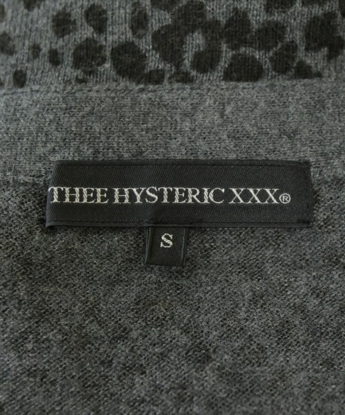 THEE HYSTERIC XXX（ジィ　ヒステリック　トリプルエックス）ニット・セーター グレー サイズ:S メンズ/2200684317069