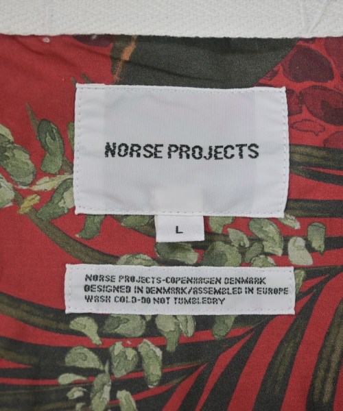 NORSE PROJECTS（ノースプロジェクト）カジュアルシャツ 赤 サイズ:L メンズ/2200539985139