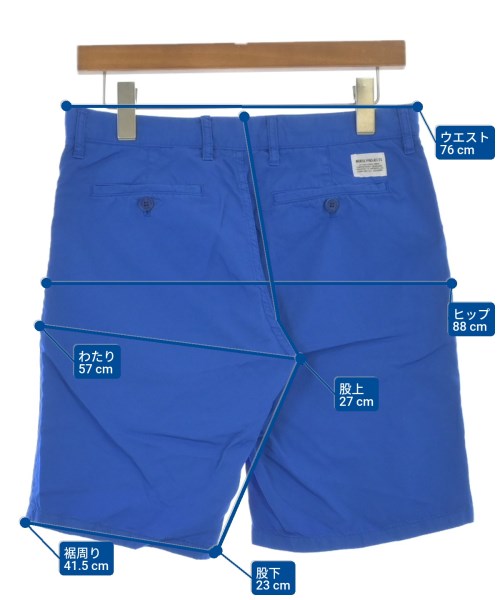 NORSE PROJECTS（ノースプロジェクト）ショートパンツ 青 サイズ:30(M位) メンズ/2200646234359