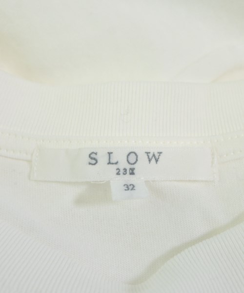 SLOW（スロウ）Tシャツ・カットソー 白 サイズ:32(XS位) レディース/2200652863031