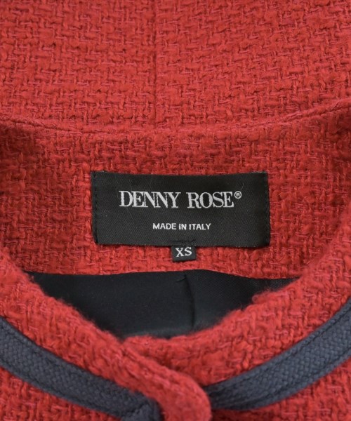 DENNY ROSE（デニーローズ）ノーカラージャケット 赤 サイズ:XS レディース/2200722722251