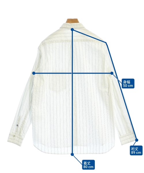 The Viridi-Anne（ザヴィリジアン）カジュアルシャツ 白 サイズ:2(M位) メンズ/2200640311490