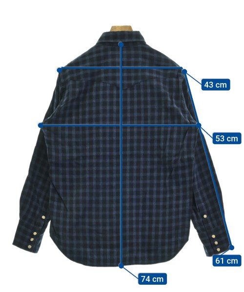 The Stylist Japan（ザ　スタイリスト　ジャパン）カジュアルシャツ 紺 サイズ:M メンズ/2200515634631