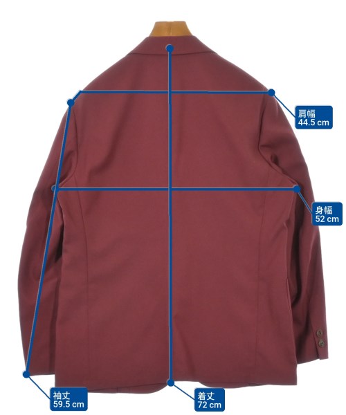 The Stylist Japan（ザ　スタイリスト　ジャパン）テーラードジャケット 赤 サイズ:S メンズ/2200645192056