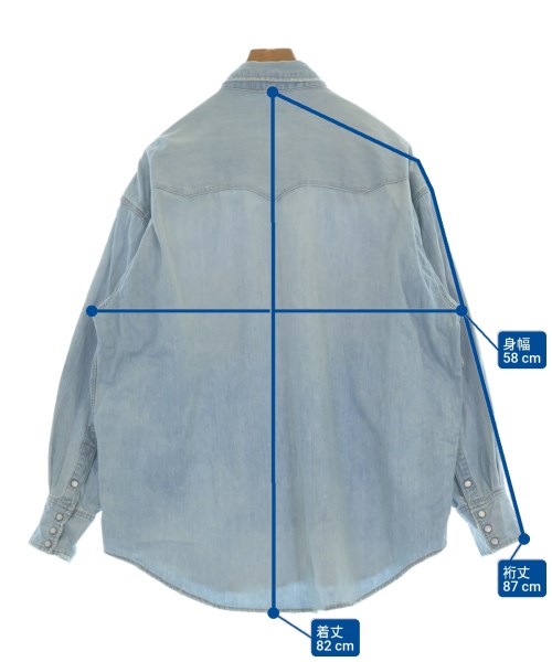 Journal Standard TRISECT（ジャーナルスタンダードトライセクト）カジュアルシャツ 青 サイズ:M メンズ/2200662833086
