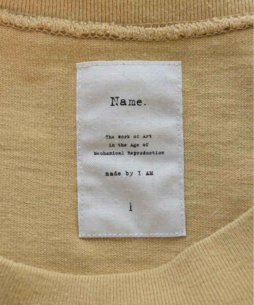 Name.（ネーム）Tシャツ・カットソー ベージュ サイズ:1(S位) メンズ/2200493256108