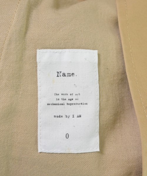 Name.（ネーム）ブルゾン ベージュ サイズ:0(XS位) メンズ/2200531034057