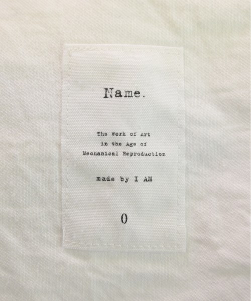 Name.（ネーム）ショートパンツ 白 サイズ:0(XS位) メンズ/2200525241034