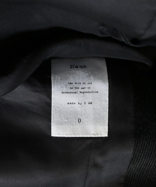 Name.（ネーム）カジュアルジャケット 黒 サイズ:0(XS位) メンズ/2200626251055