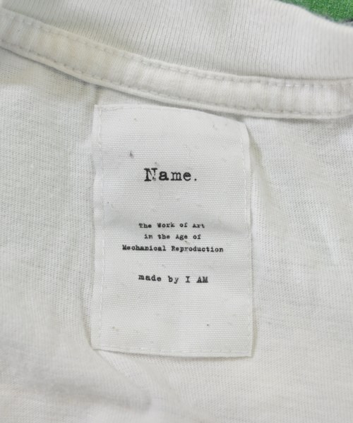 Name.（ネーム）Tシャツ・カットソー 白 サイズ:-(S位) レディース/2200615275024