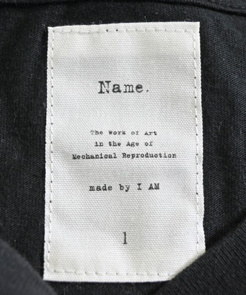Name.（ネーム）Tシャツ・カットソー 黒 サイズ:1(S位) メンズ/2200698860490