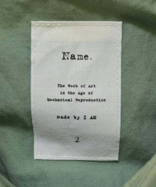 Name.（ネーム）カジュアルシャツ 緑 サイズ:2(M位) メンズ/2200698860643